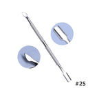 Stainless Steel Cuticle Pusher & Dead Skin Remover Tool