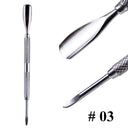 Stainless Steel Cuticle Pusher & Dead Skin Remover Tool