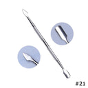 Stainless Steel Cuticle Pusher & Dead Skin Remover Tool