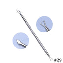 Stainless Steel Cuticle Pusher & Dead Skin Remover Tool