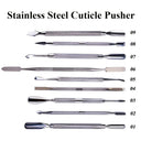 Stainless Steel Cuticle Pusher & Dead Skin Remover Tool