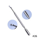 Stainless Steel Cuticle Pusher & Dead Skin Remover Tool