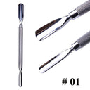 Stainless Steel Cuticle Pusher & Dead Skin Remover Tool