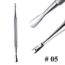 Stainless Steel Cuticle Pusher & Dead Skin Remover Tool