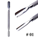 Stainless Steel Cuticle Pusher & Dead Skin Remover Tool