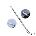 Stainless Steel Cuticle Pusher & Dead Skin Remover Tool