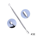 Stainless Steel Cuticle Pusher & Dead Skin Remover Tool