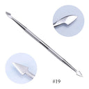 Stainless Steel Cuticle Pusher & Dead Skin Remover Tool