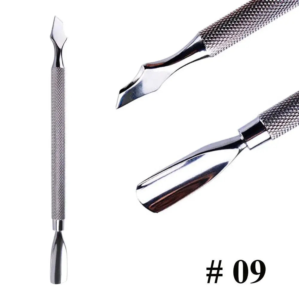 Stainless Steel Cuticle Pusher And Dead Skin Remover Tool
