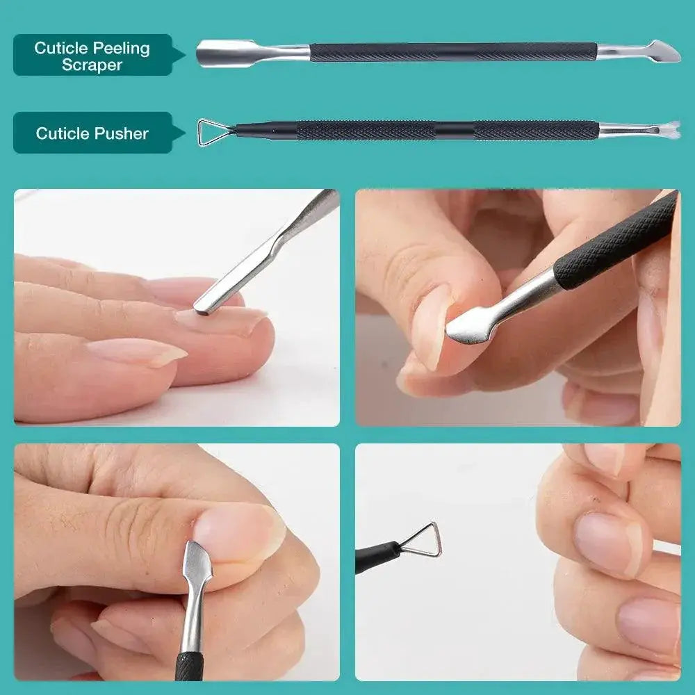 Stainless Steel Cuticle Scissor Set For Nail Care Precision