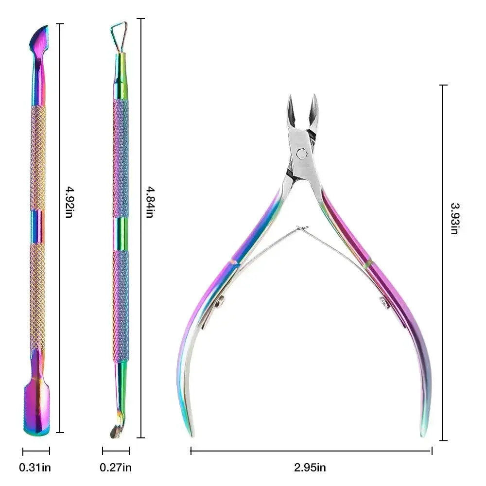 Stainless Steel Cuticle Scissor Set For Nail Care Precision