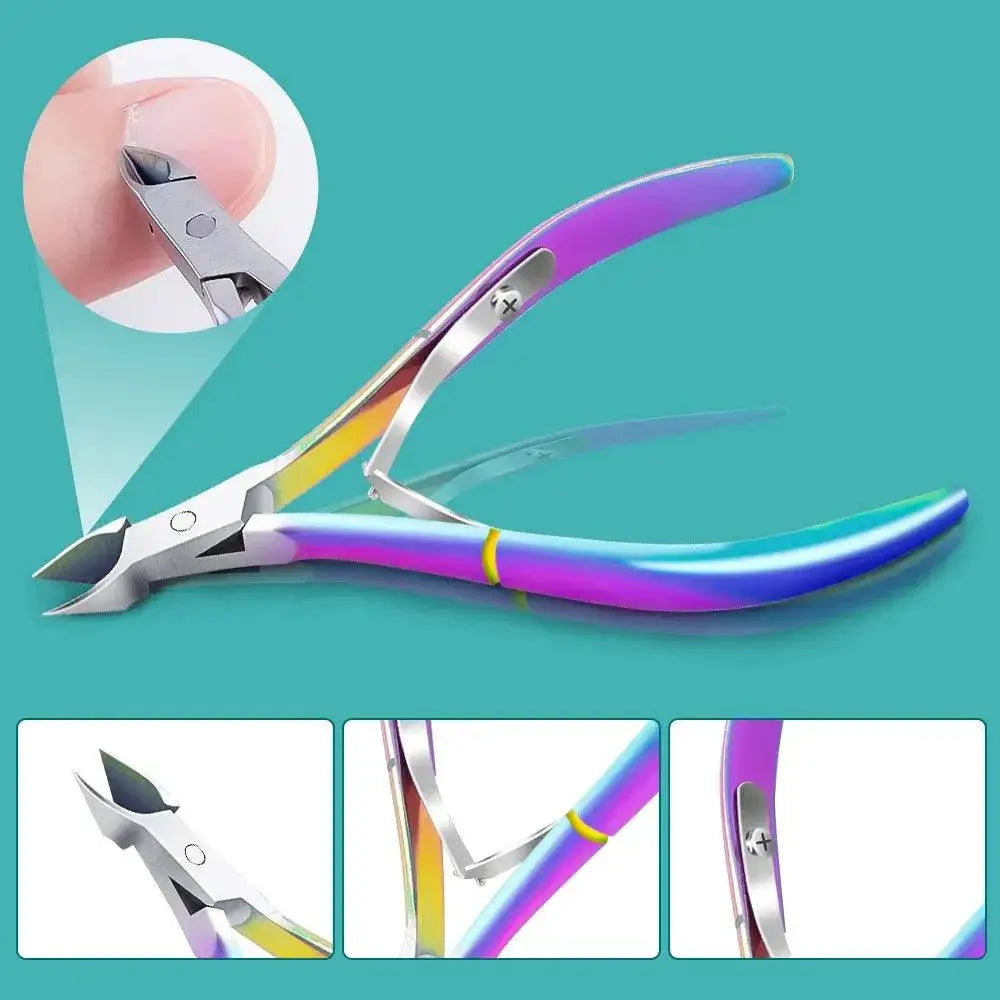 Stainless Steel Cuticle Scissor Set For Nail Care Precision