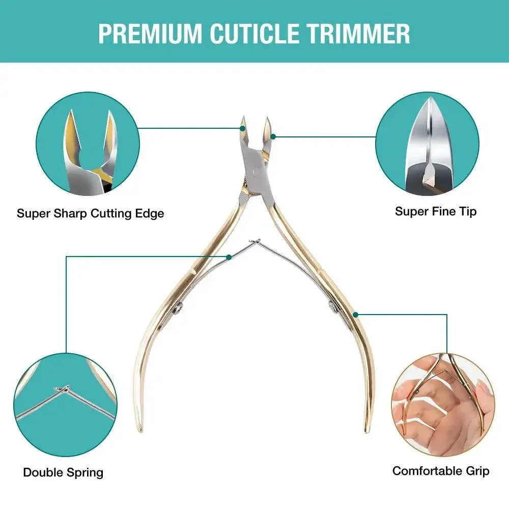 Stainless Steel Cuticle Scissor Set For Nail Care Precision