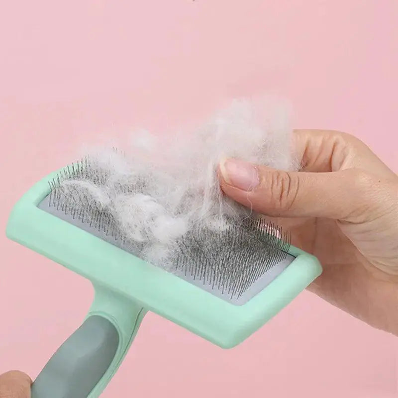 Stainless Steel Dog Cat Grooming Brush Massage Hair Remover