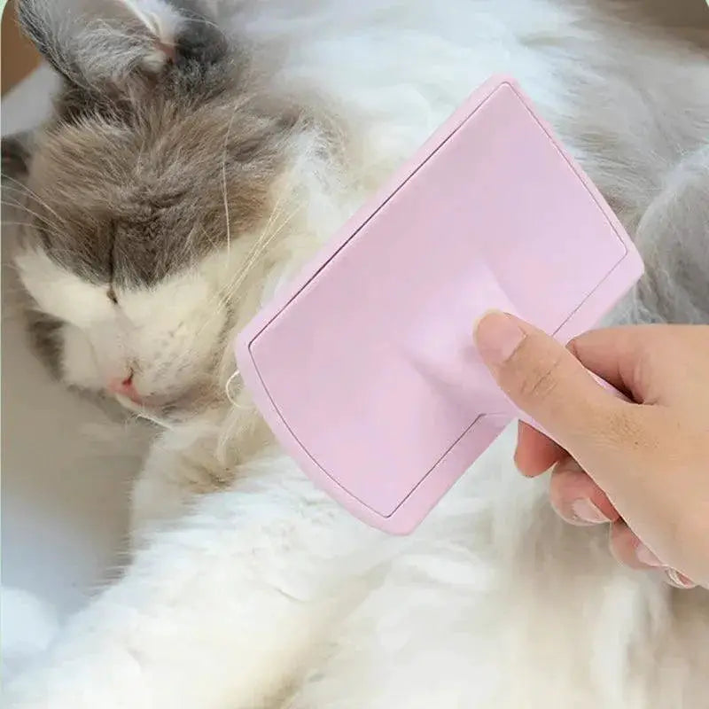 Stainless Steel Dog Cat Grooming Brush Massage Hair Remover
