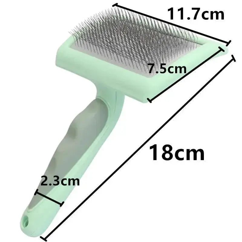 Stainless Steel Dog Cat Grooming Brush Massage Hair Remover
