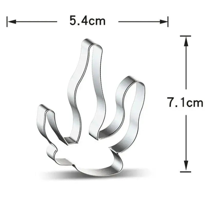 Stainless Steel Dolphin and Crab Cookie Cutters Eco Friendly