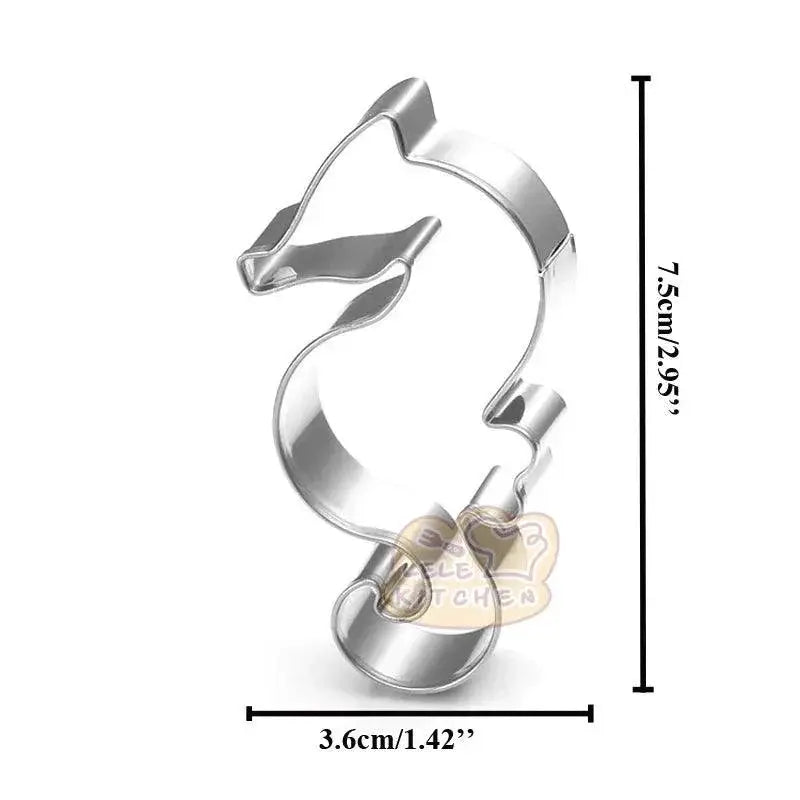 Stainless Steel Dolphin and Crab Cookie Cutters Eco Friendly