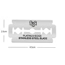 Stainless Steel Double-Sided Razor Blades for Precision Shaving
