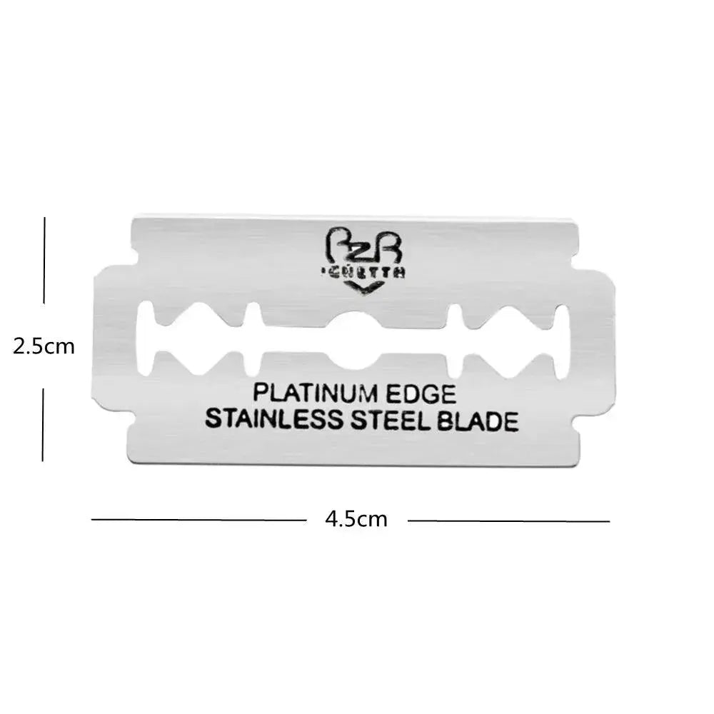 Stainless Steel Double Sided Razor Blades Precision Shaving