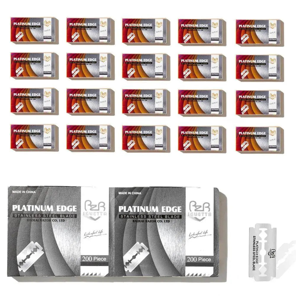 Stainless Steel Double Sided Razor Blades Precision Shaving