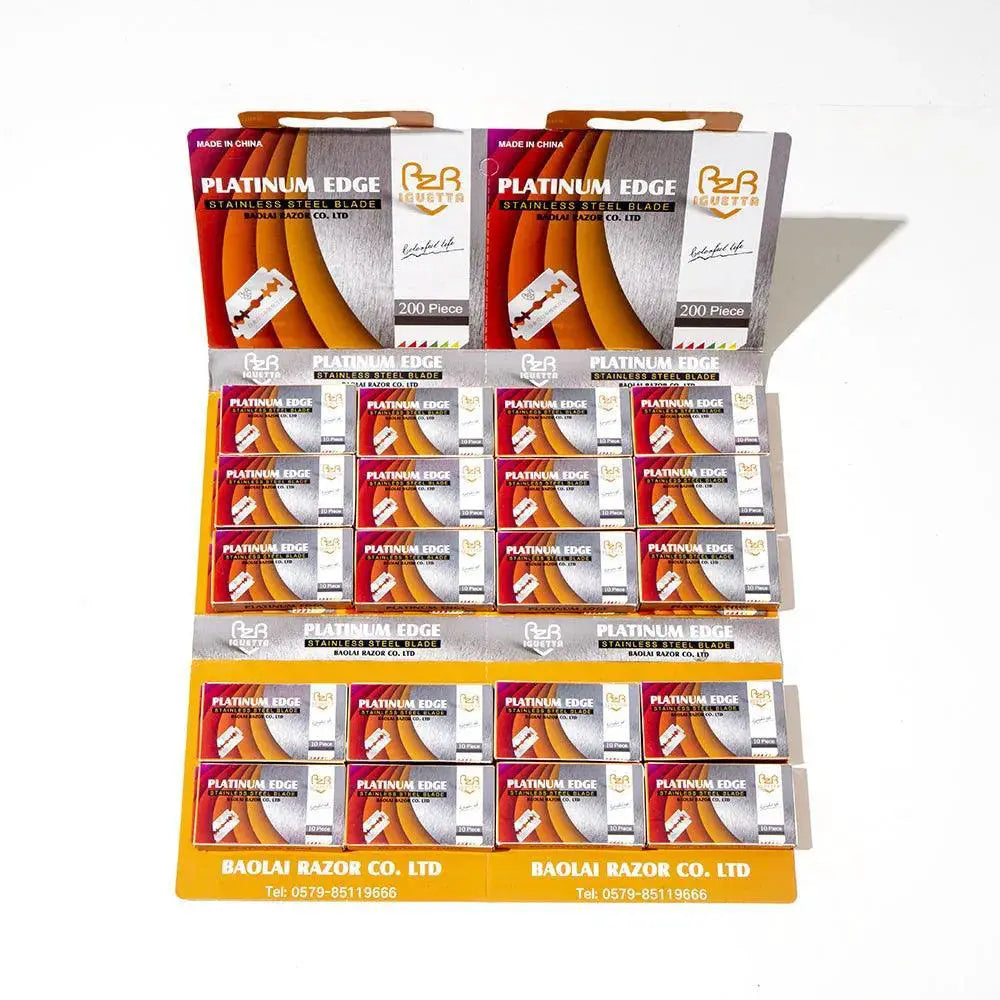 Stainless Steel Double Sided Razor Blades Precision Shaving