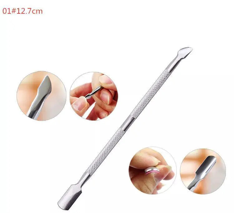 Stainless Steel Dual Ended Cuticle Pusher For Manicure