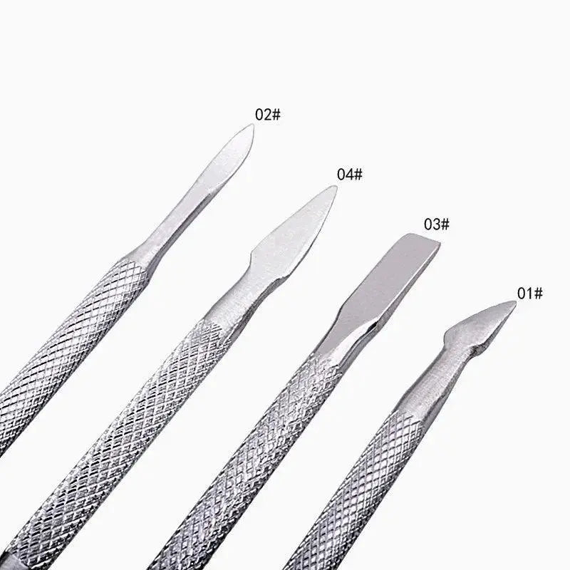 Stainless Steel Dual Ended Cuticle Pusher For Manicure