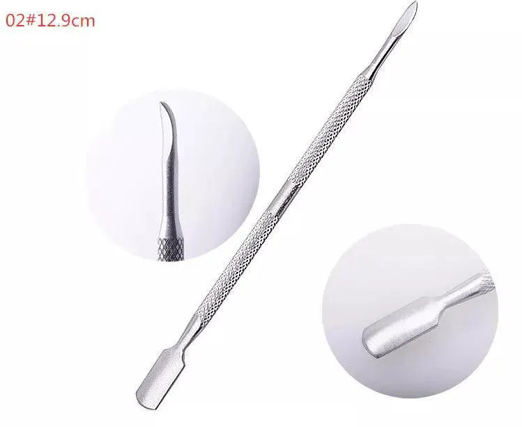 Stainless Steel Dual Ended Cuticle Pusher For Manicure