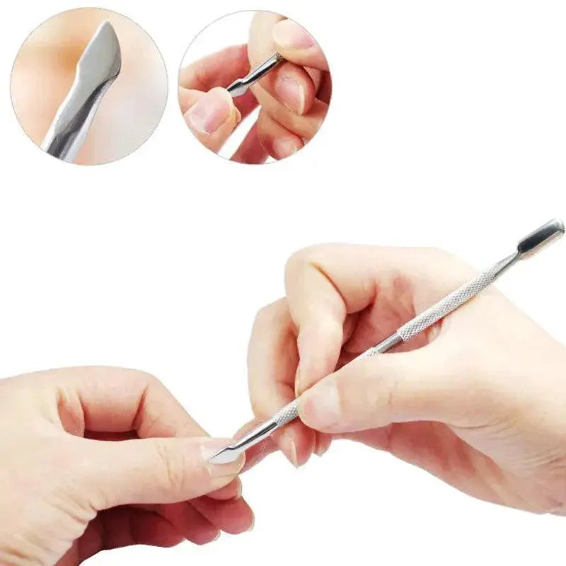 Stainless Steel Dual Ended Cuticle Pusher For Manicure