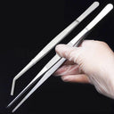 Stainless Steel Elbow Tweezers for Precision Tasks Use