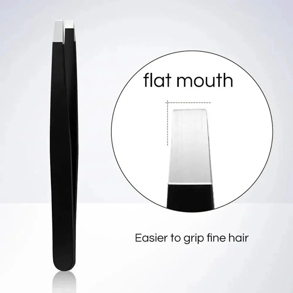 Stainless Steel Eyebrow Tweezer Set For Perfect Brows