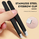 Stainless Steel Eyebrow Tweezer Set for Perfect Brow Grooming
