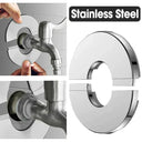 Stainless Steel Faucet Decorative Cover Elegant Chrome Finish