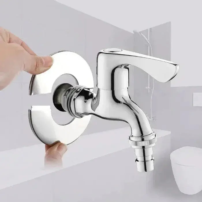 Stainless Steel Faucet Decorative Cover Chrome Finish