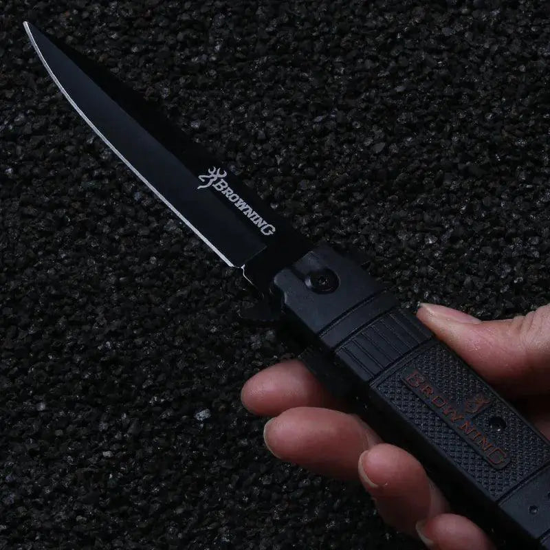 Stainless Steel Folding Knife Durable BBQ Camping Tool