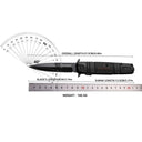 Stainless Steel Folding Knife Durable BBQ Camping Tool