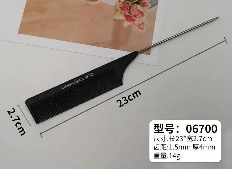 Stainless Steel Hair Comb for Precision Styling Results