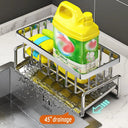 Sink Rack for Busy Homes Keeps Sink Tidy