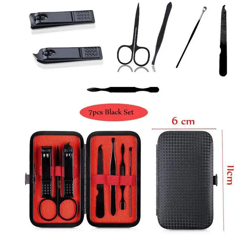 Stainless Steel Manicure And Pedicure Kit 18 Piece Set
