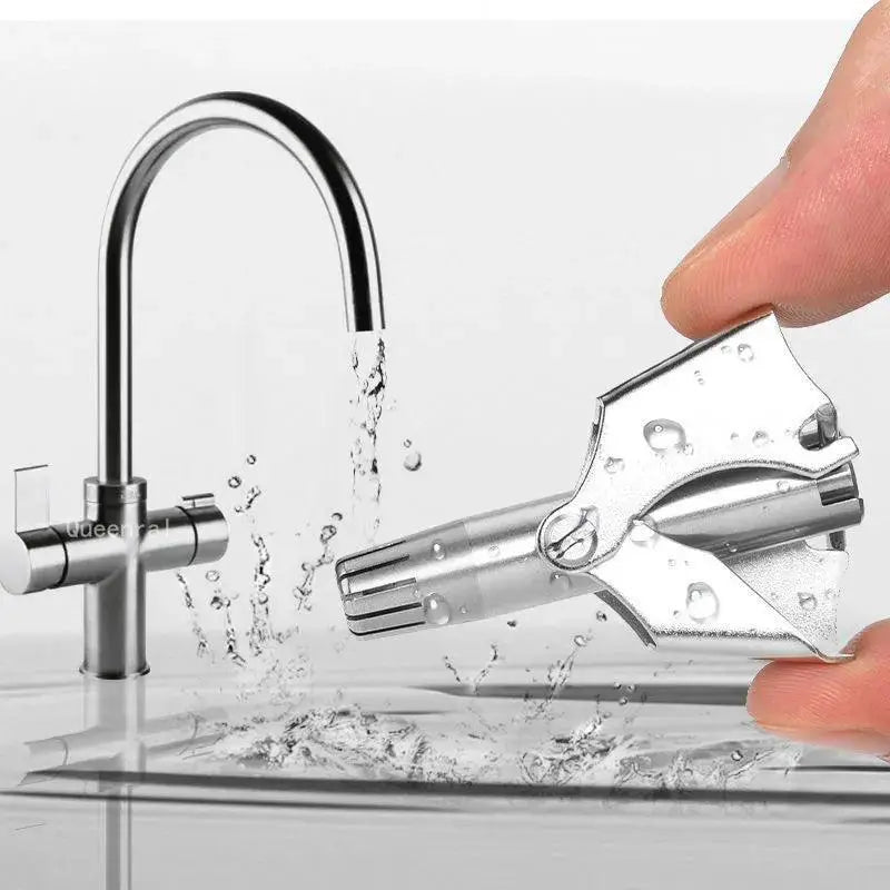 Stainless Steel Manual Nose And Ear Trimmer For Men Grooming