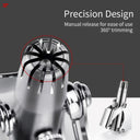 Stainless Steel Manual Nose & Ear Trimmer for Men Grooming