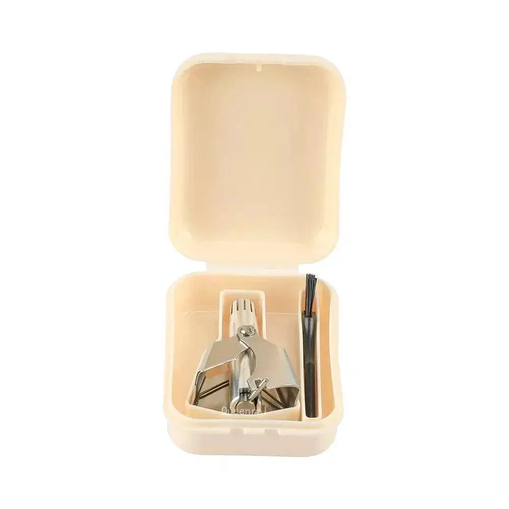 Stainless Steel Manual Nose And Ear Trimmer For Men Grooming