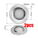 Stainless Steel Mesh Kitchen Sink Filter Strainer Bathroom Drain Screen