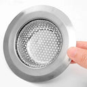Stainless Steel Mesh Kitchen Sink Filter Strainer Bathroom Drain Screen