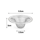 Stainless Steel Mesh Kitchen Sink Filter Strainer Bathroom Drain Screen