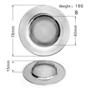 Stainless Steel Mesh Kitchen Sink Filter Strainer Bathroom Drain Screen