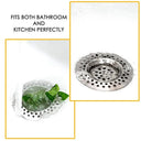 Stainless Steel Mesh Kitchen Sink Filter Strainer Bathroom Drain Screen