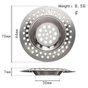 Stainless Steel Mesh Kitchen Sink Filter Strainer Bathroom Drain Screen