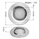 Stainless Steel Mesh Kitchen Sink Filter Strainer Bathroom Drain Screen